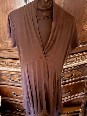 By Johnny Brown V-Neck Short Sleeve Tunic